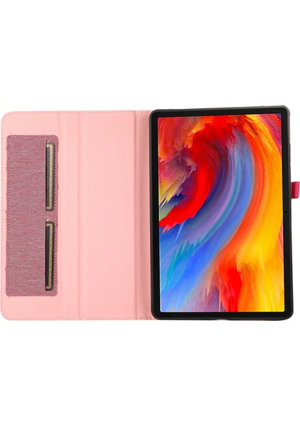 Lenovo Tab Plus 11.5 Kumaş Deri Tablet Kılıfı (Yurt Dışından)