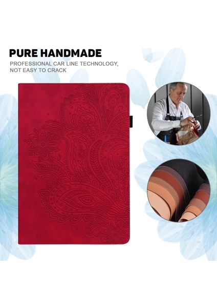 Huawei Mediapad M5 Lite 10.1 Deri Tablet Kılıfı (Yurt Dışından)