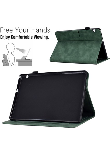 Huawei Mediapad T5 Deri Tablet Kılıfı (Yurt Dışından)