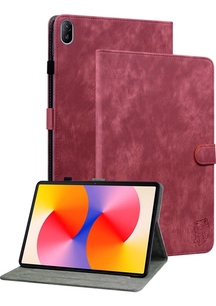 Huawei Matepad Se 11 2024 Tiger Deri Tablet Kılıfı (Yurt Dışından)
