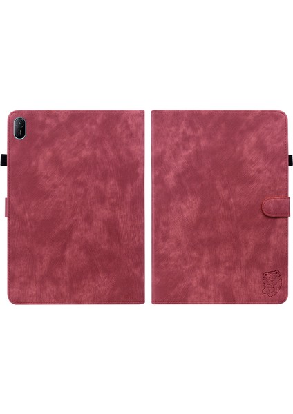 Huawei Matepad Se 11 2024 Tiger Deri Tablet Kılıfı (Yurt Dışından)