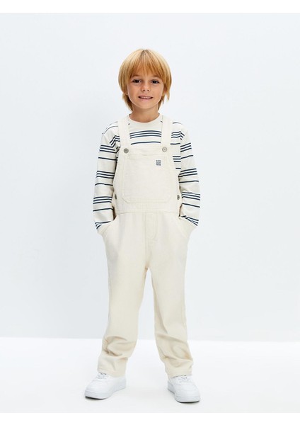 Lcw Kids Kare Yaka Askılı Erkek Çocuk Salopet