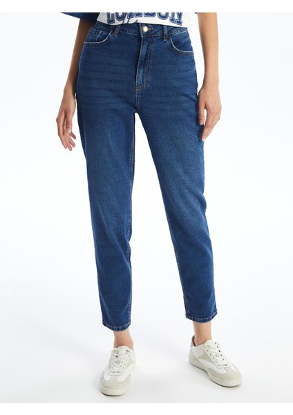 LC Waikiki Lcw Jeans Yüksek Bel Slim Mom Kadın Jean Pantolon