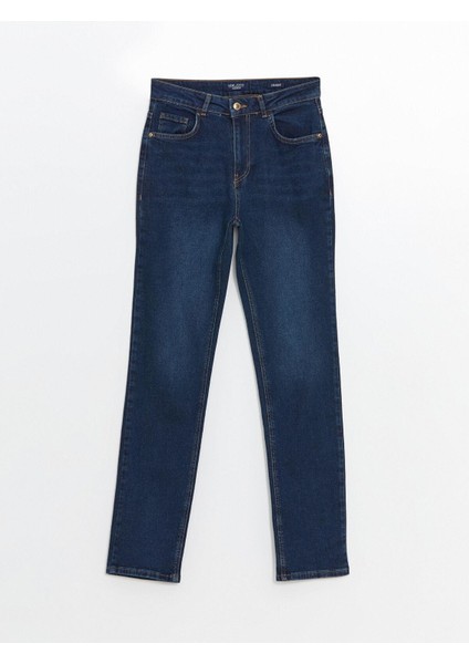 Lcw Jeans Yüksek Bel Straight Fit Kadın Jean Pantolon