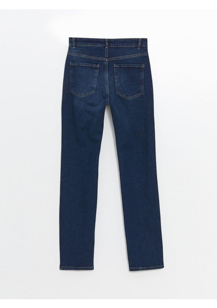 Lcw Jeans Yüksek Bel Straight Fit Kadın Jean Pantolon modelleri
