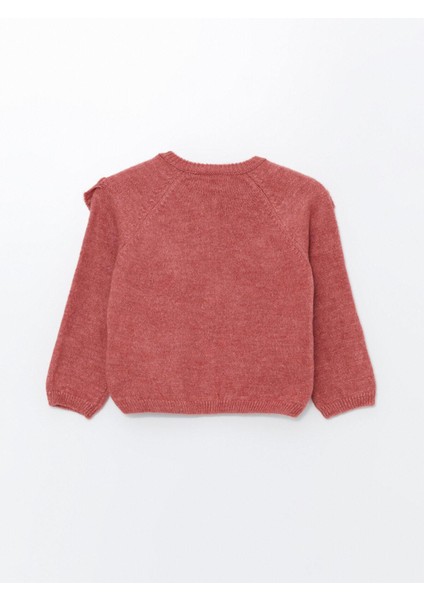 Lcw Kids Bisiklet Yaka Basic Kız Çocuk Hırka