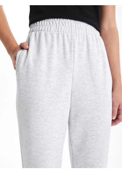 Lcw Vision Kadın Beli Lastikli Düz Jogger Eşofman Altı