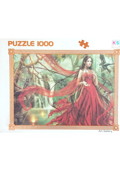 Scarlett & Ravens 1000 Parça Puzzle Tablo Pazıl