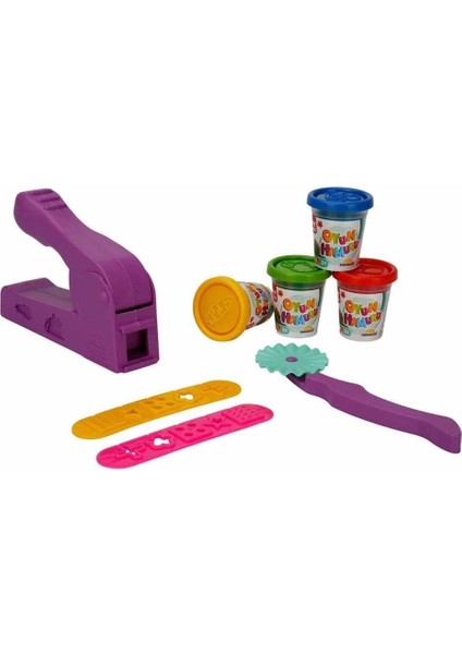 Nessiworld 30992 Crafy Oyun Hamuru Tasarım Seti 200 G - 10 Parça -Sunman