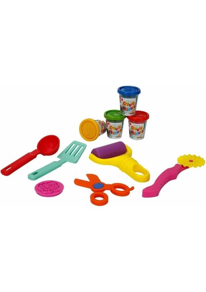 Nessiworld 30992 Crafy Oyun Hamuru Tasarım Seti 200 G - 10 Parça -Sunman