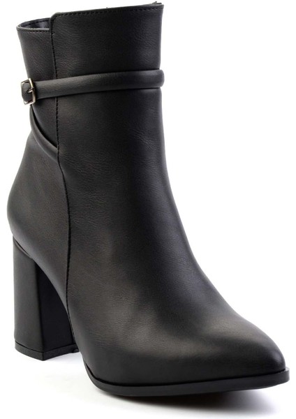 Siyah Kadın Bot & Bootie K02792302009