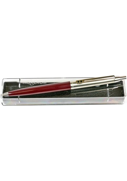 Byars Bilişim Byars-55 Tükenmez Kalem Hediye Kutusunda. Bordo Kırmızı. Parker Jotter Tip. Byarsbilişim