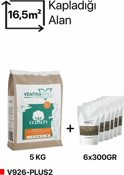 Isı ve Ses Yalıtımlı Sürülen Altın Mineral Taşlı Krem Duvar Kağıdı -V926-PLUS2-5KG-16,5M²