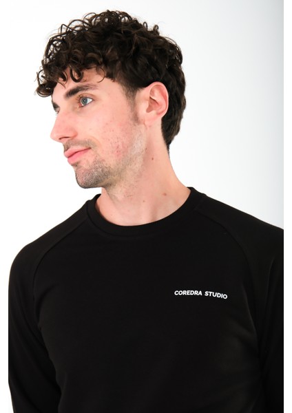 Anxiety Regular Fit Sweatshirt Erkek - Siyah indirimleri