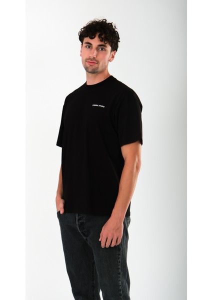 Wassily Chair Oversize Fit T-Shirt Erkek - Siyah