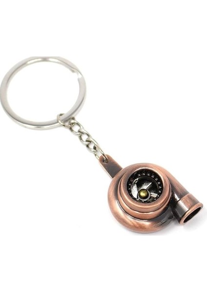 Anahtarlık Bronz Metal Turbo