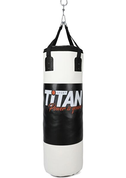 Titan Sport Siyah-Beyaz Boks Kum Torbası