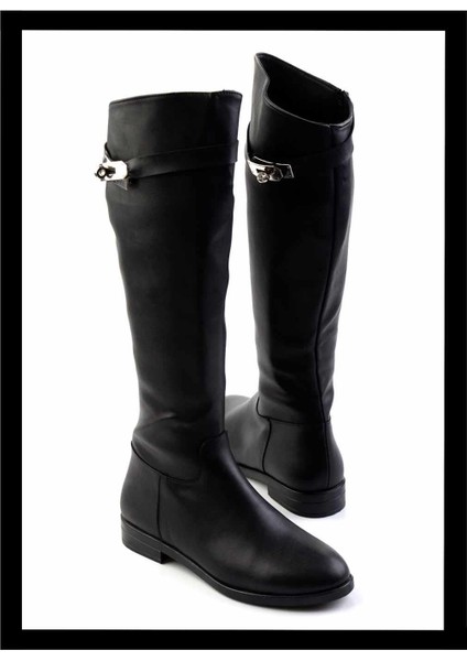 Siyah Kadın Çizme K03824700009