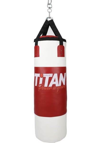 Titan Sport Kırmızı-Beyaz Boks Kum Torbası