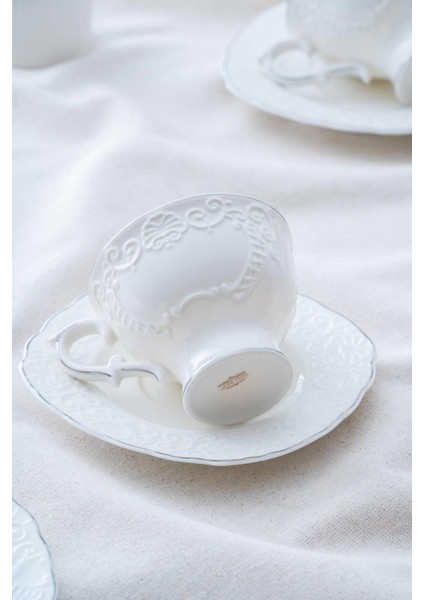 Angela 6 Kişilik Silver Çay Fincanı Takımı - 220 ml modelleri