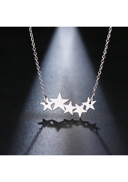 Yıldızlar Gümüş Kolye