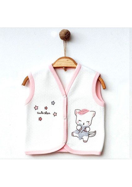 Cute Star Lüks Kapitone Yelek 44116