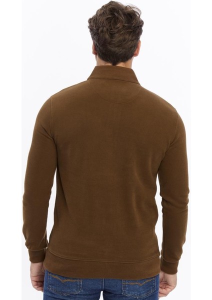 Hakim Yaka Fermuarlı Selanik Kazak indirimleri