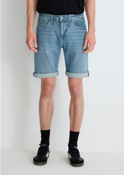 Erkek BRIAN Mavi 90s Comfort Jean Şort 0418484472