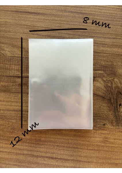 8X12 CM MİNİ ŞEFFAF JELATİN POŞET BANTSIZ DÜZ 50 ADET fiyatları