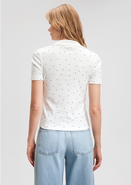 Beyaz Polo Tişört 1611398-70057 fırsatları