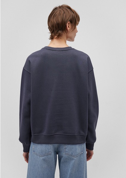 Bisiklet Yaka Lacivert Basic Sweatshirt 1610198-70726 indirimleri