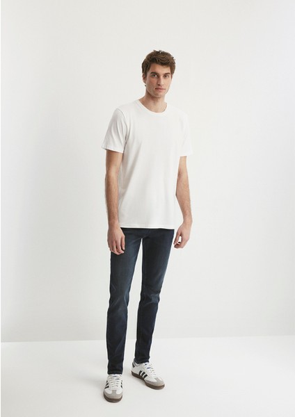 Erkek James Puslu Mürekkep Mavi Jet Black Jean Pantolon 0042426976
