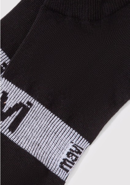 Logo Baskılı Siyah Patik Çorap 0911330-900 fiyatları