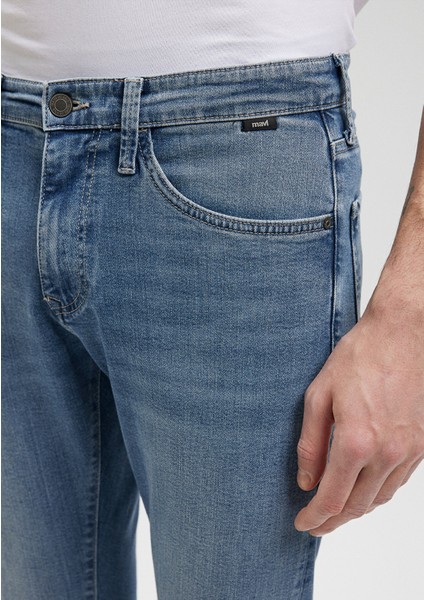 Erkek Rob Puslu Mavi Comfort Jean Pantolon 001030-31271