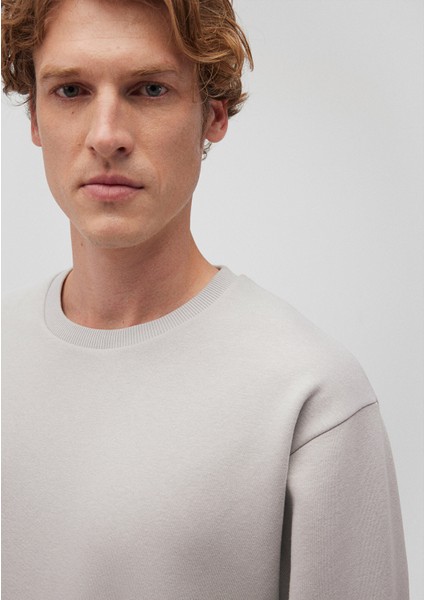 Bisiklet Yaka Gri Basic Sweatshirt 0S10276-81582 indirimleri