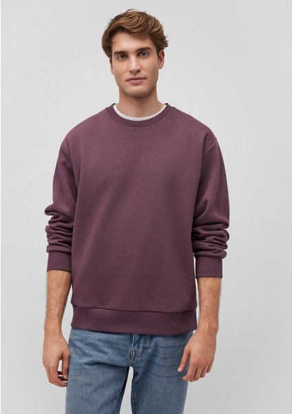Bisiklet Yaka Mor Basic Sweatshirt 0S10276-70260