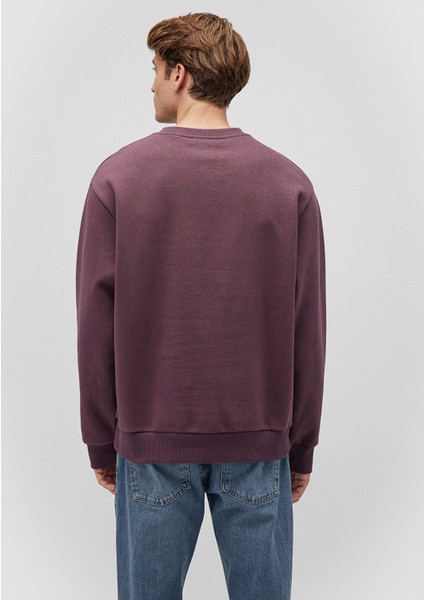 Bisiklet Yaka Mor Basic Sweatshirt 0S10276-70260