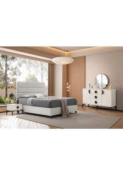 Monti %100 Mdf Yatak Odası Takımı Aytaşı