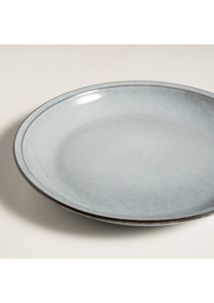 Lılıng Stoneware Yemek Tabağı 24 cm Mavi