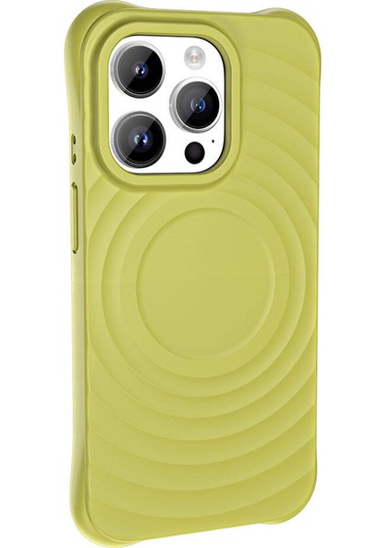 Apple iPhone 14 Pro Kılıf Magsafe Şarj Özellikli Airbagli Mat Görünümlü Kapak (Hepi)