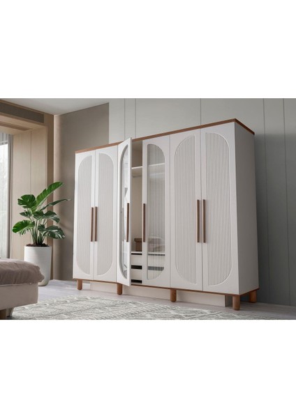 %100 Mdf-Aytaşı-Bohem Libre Yatak Odası Takımı-Bazasız