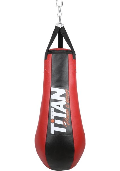 Titan Sport Kırmızı-Siyah Model 2 Armut Boks Torbası