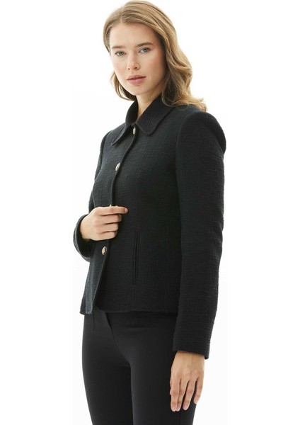 Bebe Yaka Dik Fleto Cep Ceket modelleri