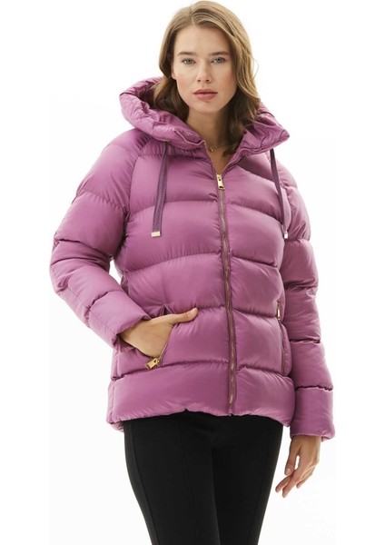 Kendinden Kapüşonlu Grogrenli Kısa Mont fiyatları