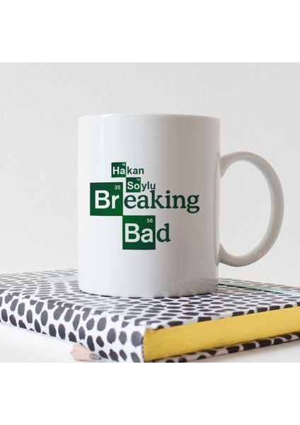 Kişiye Özel Breaking Bad Tasarımlı Beyaz Kupa Bardak - 1