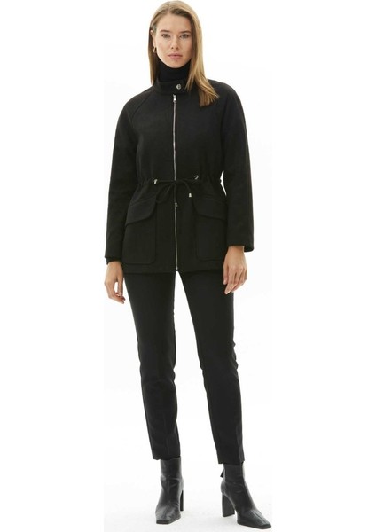 Beli Büzgülü Raglan Kol Dıştan Cep Süet Ceket fiyatları