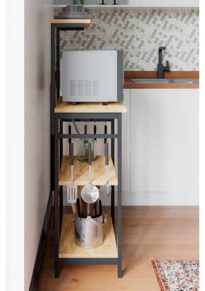 Çok Amaçlı Mutfak Bangosu - Atlantik Çam - 128x40x60 cm modelleri