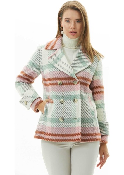 Kruvaze Yaka Ekose Kaban