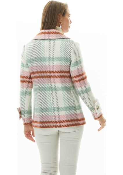 Kruvaze Yaka Ekose Kaban indirimleri