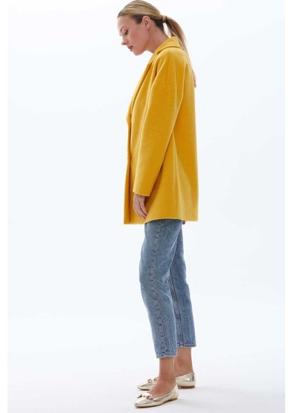 Erkek Yaka Düşük Kol Çift Düğme Kaban fiyatları